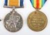 Great War 1914-15 Star Medal Trio to the 17th Northumberland Fusiliers - 6