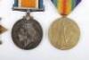 Great War 1914-15 Star Medal Trio to a Soldier in the Northumberland Discharged to Commission - 2