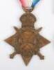 Great War 1914-15 Star Medal Trio to a Private in the London Regiment Who Later Transferred to the Royal Flying Corps - 3