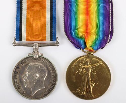 Great War Medal Pair Awarded to a Private in the Queen’s (Royal West Surrey) Regiment