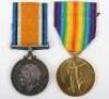 Great War Medal Pair 22nd (3rd County Pioneers) Battalion Durham Light Infantry