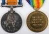 Great War Medal Pair 22nd (3rd County Pioneers) Battalion Durham Light Infantry - 5