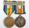 Great War 1919 Casualty Medal Pair to the 25th (County of London) London Regiment (Cyclists) - 6