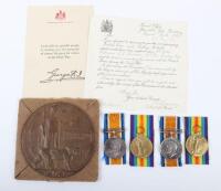 Great War Family Medal Groups to Two Brothers from Fulham Who Both Served in the London Regiment, One of Whom Died of Wounds Serving with the 21st (County of London) Battalion (1st Surrey Rifles) in July 1917