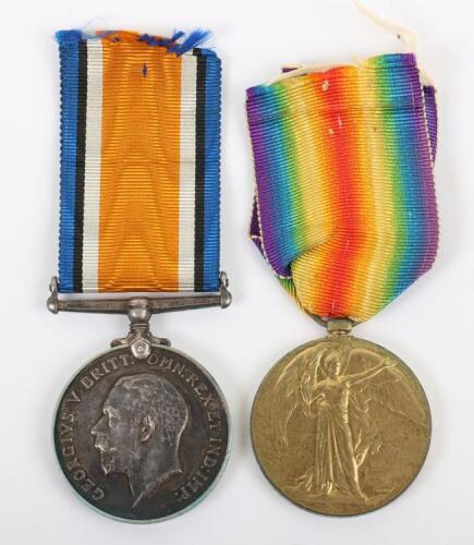 Great War Pair of Medals to the Durham Light Infantry