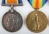 2x Pairs of Great War Medals to the Northumberland Fusiliers - 2