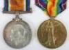 Pair of Great War Medals Awarded to an Original Member of the 32nd (Reserve) Battalion Northumberland Fusiliers - 2