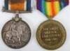 Pair of Great War Medals Awarded to an Original Member of the 32nd (Reserve) Battalion Northumberland Fusiliers - 5