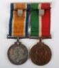 WW1 Mercantile Marine Medal Pair - 5