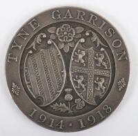 Great War Tyne Garrison Commemorative Medal