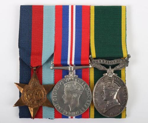 WW2 Prisoner of War (POW) Efficiency Medal Group of Three to the Northumberland Fusiliers