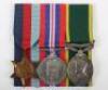 WW2 Prisoner of War (POW) Efficiency Medal Group of Three to the Northumberland Fusiliers