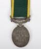 A Single Efficiency Medal to a Private in the 6th Durham Light Infantry, Taken Prisoner of War in France, May 1940 - 6