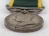 Efficiency Medal to the 9th Battalion Durham Light Infantry - 2