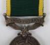 Efficiency Medal to the 9th Battalion Durham Light Infantry - 3