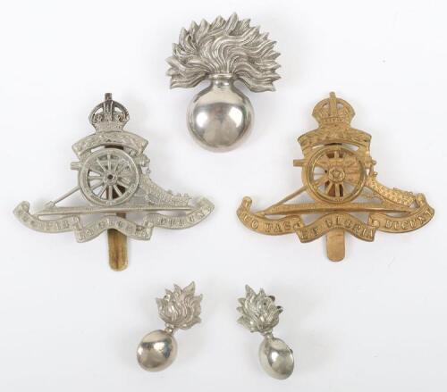 Grouping of Badges Relating to the Territorial and Volunteer Artillery