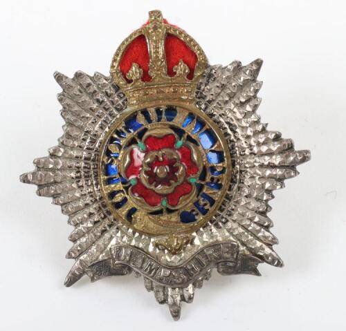 Hampshire Regiment Officers Cap Badge