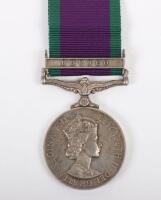 Elizabeth II General Service Medal 1962 Gurkha Army Service Corps