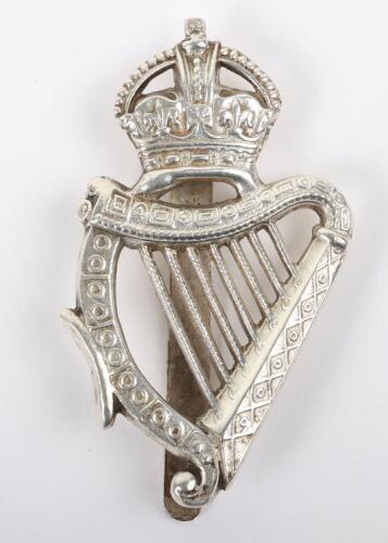 Scarce 18th (County of London) ‘London Irish Rifles’ Warrant Officers Headdress Badge