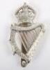 Scarce 18th (County of London) ‘London Irish Rifles’ Warrant Officers Headdress Badge