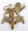 Scarce WW1 All Brass Herefordshire Regiment Cap Badge - 2