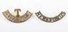 Scarce Herefordshire Regiment Brass Shoulder Title