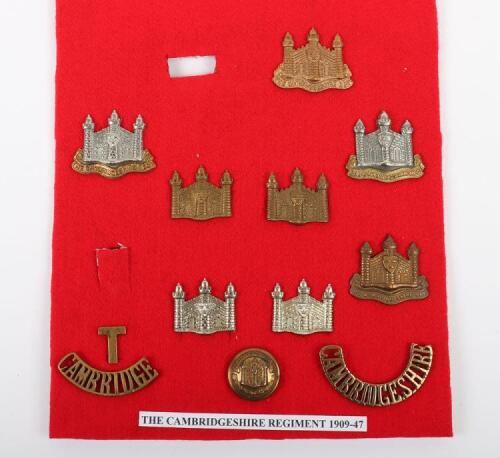 Cambridgeshire Regiment Badges