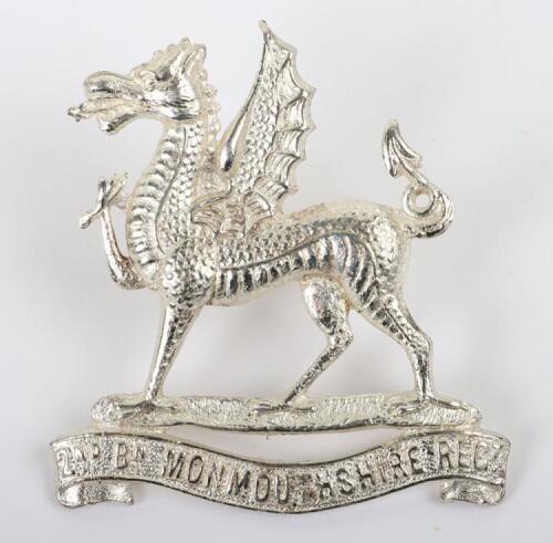 2nd Battalion Monmouthshire Regiment Officers Cap Badge