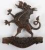 3rd Battalion Monmouthshire Regiment Officers Bronze Cap Badge