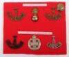 Grouping of 7th and 8th Battalion City of London Regiment Badges