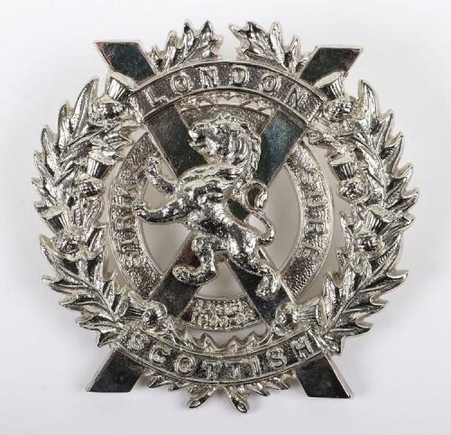 14th (County of London) Battalion ‘The London Scottish’ Officers Glengarry Badge