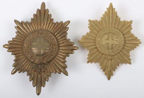 2x Coldstream Guards Valise Badges