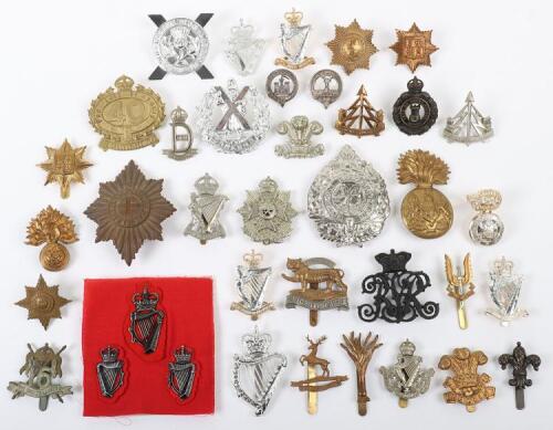 Mixture of British Regimental Cap Badges