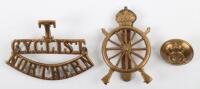 Great War Northern Cyclists Badge Grouping