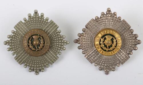 2x Senior NCO’s / Officers Scots Guards Cap Stars