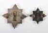 2x Irish Guards Officers Cap Stars - 2