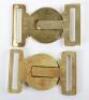 2x Welsh Guards Other Ranks Waist Belt Clasps - 4
