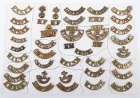 Selection of British Regimental Shoulder Titles