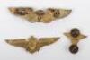 WW2 British Made American USAAF Aircrew Wing - 2