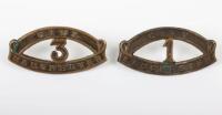 WW1 Manchester Pals Metal Shoulder Titles