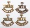 4x WW1 Royal Army Medical Corps Territorial Shoulder Titles - 2
