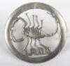 WW2 Cairo Made Silver Long Range Desert Group (L.R.D.G) Cap Badge