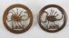 2x Variations of WW2 British Long Range Desert Group (L.R.D.G) Cap Badges