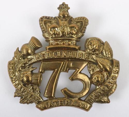 Victorian 73rd (Perthshire) Regiment of Foot Glengarry Badge