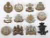 Grouping of Victorian / Edwardian Regimental Cap Badges