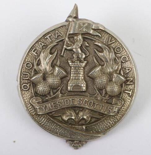 Rare 1st Pattern Tyneside Scottish Cap Badge