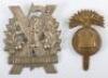 WW1 War Economy Inniskilling Fusiliers Cap Badge