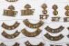 2x Cards of British Infantry Regiments Shoulder Titles - 5