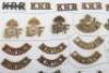 2x Cards of British Infantry Regiments Shoulder Titles - 9