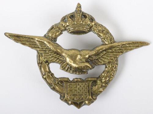 Scarce WW2 Royal Yugoslavian Air Force Pilots Badge